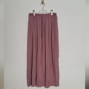 Elegant Pink/Purple Pleated Skirt